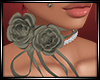 LS~Khaki Rose Choker Grn