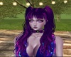 purple pigtails