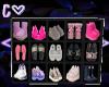 C| Her Shoe Shelf Black