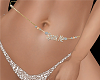 SpankMe Gold Belly Chain