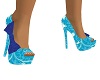 blue shoes w/ bow
