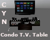 Condo T.V. Table