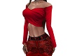Red Sweetheart Top