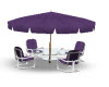 purple coffee table