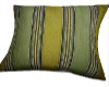 D* Pillow Green Stripe