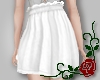 High Waisted Skirt White