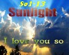 Sunlight-I love you so