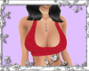 S | Red Cropped Tank
