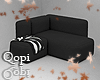 Black Corner Couch