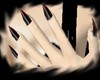 S.Black & Red Vamp Nails