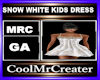 SNOW WHITE KIDS DRESS