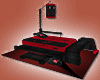 Japanese Red/Black Bed