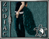 Dark Teal Fluffy tail