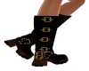 Brown N Gold Boots