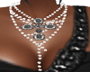 cross diamonds neck