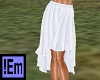 !Em Long White Skirt