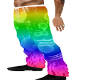rainbow rave bubble pant