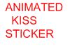 {TK}KISSING LIPS STICKER