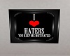 Frame + Picture "Haters"