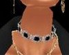 saphire choker necklace
