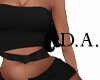 D.A. Pony Top Black
