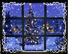 ~A~Christmas snow window
