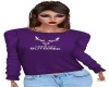 Blitzened sweater purple