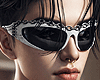 金 Chain Shades Y2k