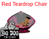 [BD] Red TearDrop Chair