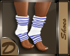 (D)Striped Blu Socks
