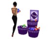 Dk Purple Toy Baskets