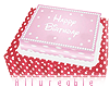 A* Pink Bday Sq. Cake