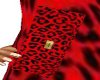 Red Cheetah Clutch Purse