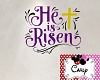 He Is Risen Decal