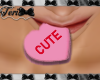 CUTE Mouth Candy Heart