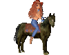 Sexy Western Girl Horse