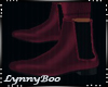 *Wine Ankle Boots