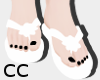 Custom White Flip Flop