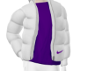 nikeeee purple and white