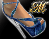 ^MQ^ Blue Sexy Heels