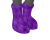 Purple Fur Astro Boots