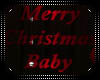 Merry Xmas Baby Sign