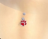 Red Pawprint Bellyring