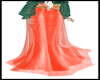 Coral flowing skirt