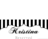 Kristina's Place Card