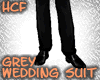 HCF grey wedding suit