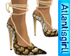 Gold Heart Heel