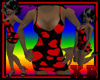 SHORTDRESS HEARTSBLACK