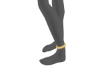 24k gold anklet L