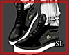 SL*Lacoste Black Shoes